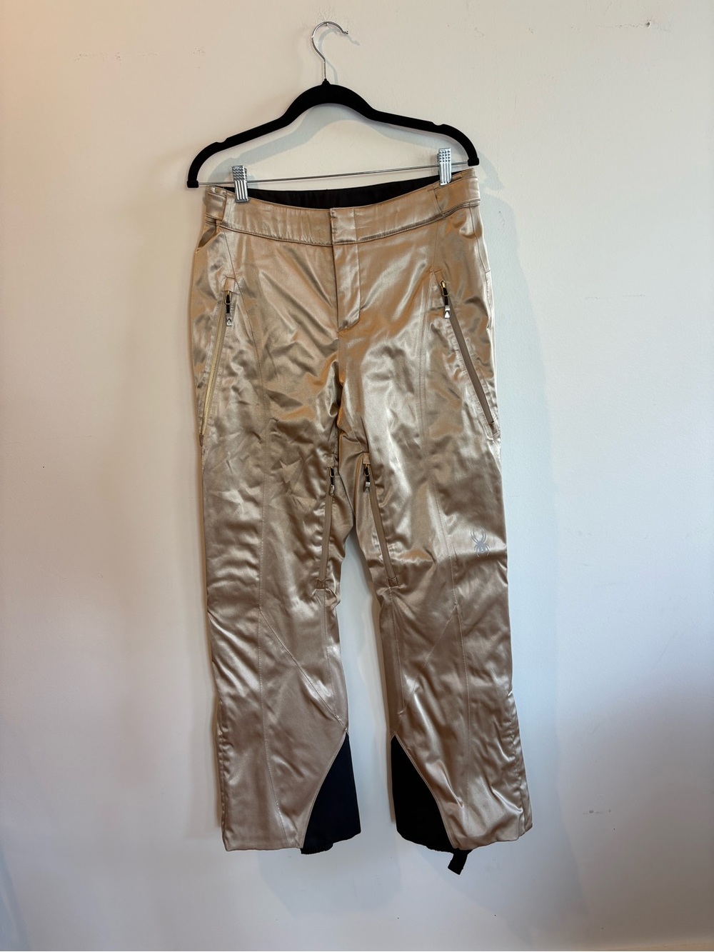 Spyder Metallic Gold Ski Pants